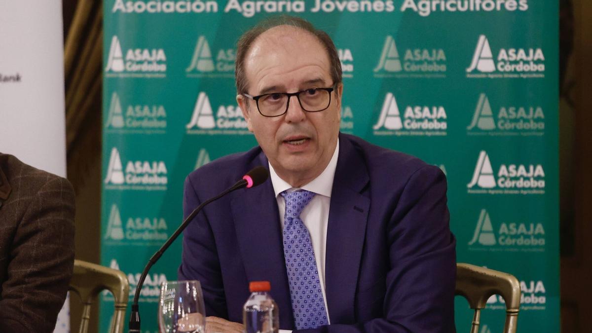 El presidente de Asaja Córdoba, Fernando Adell, en una imagen de archivo.