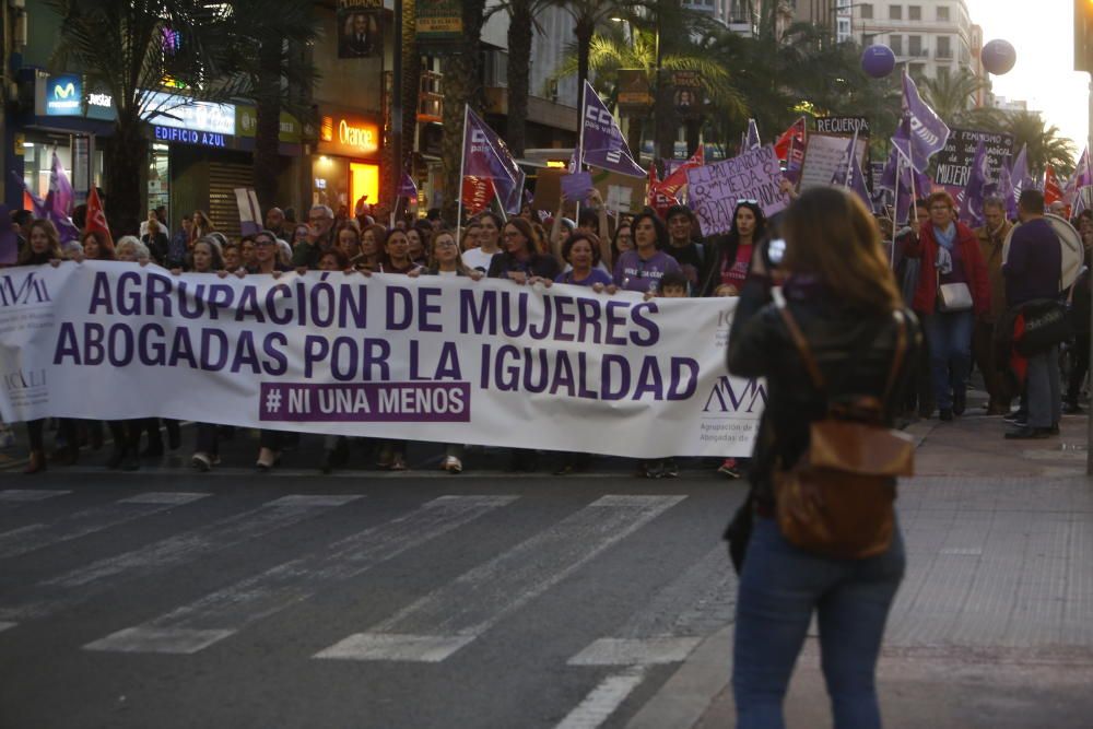 Manifestación del 8M en Alicante