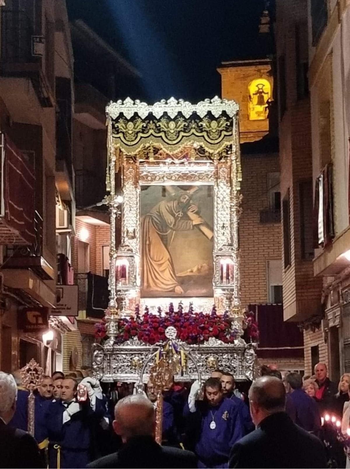 BERNARDO_Padre Jesús de Jamilena, en su paso de palio durante la Madrugada del Viernes Santo