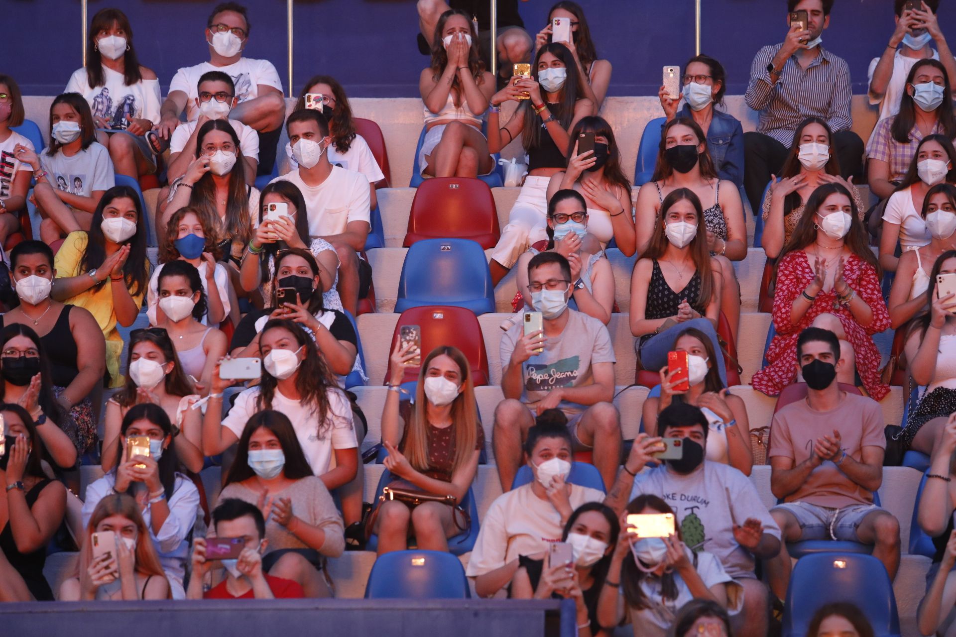 Concierto de Aitana en València, el último antes de la reducción de aforo