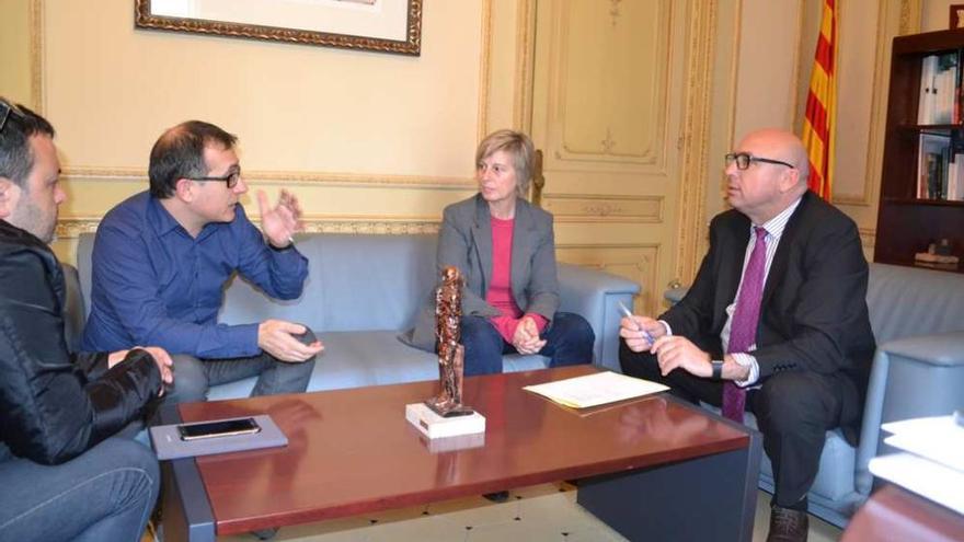 La reunió del Consell amb Vilafant.