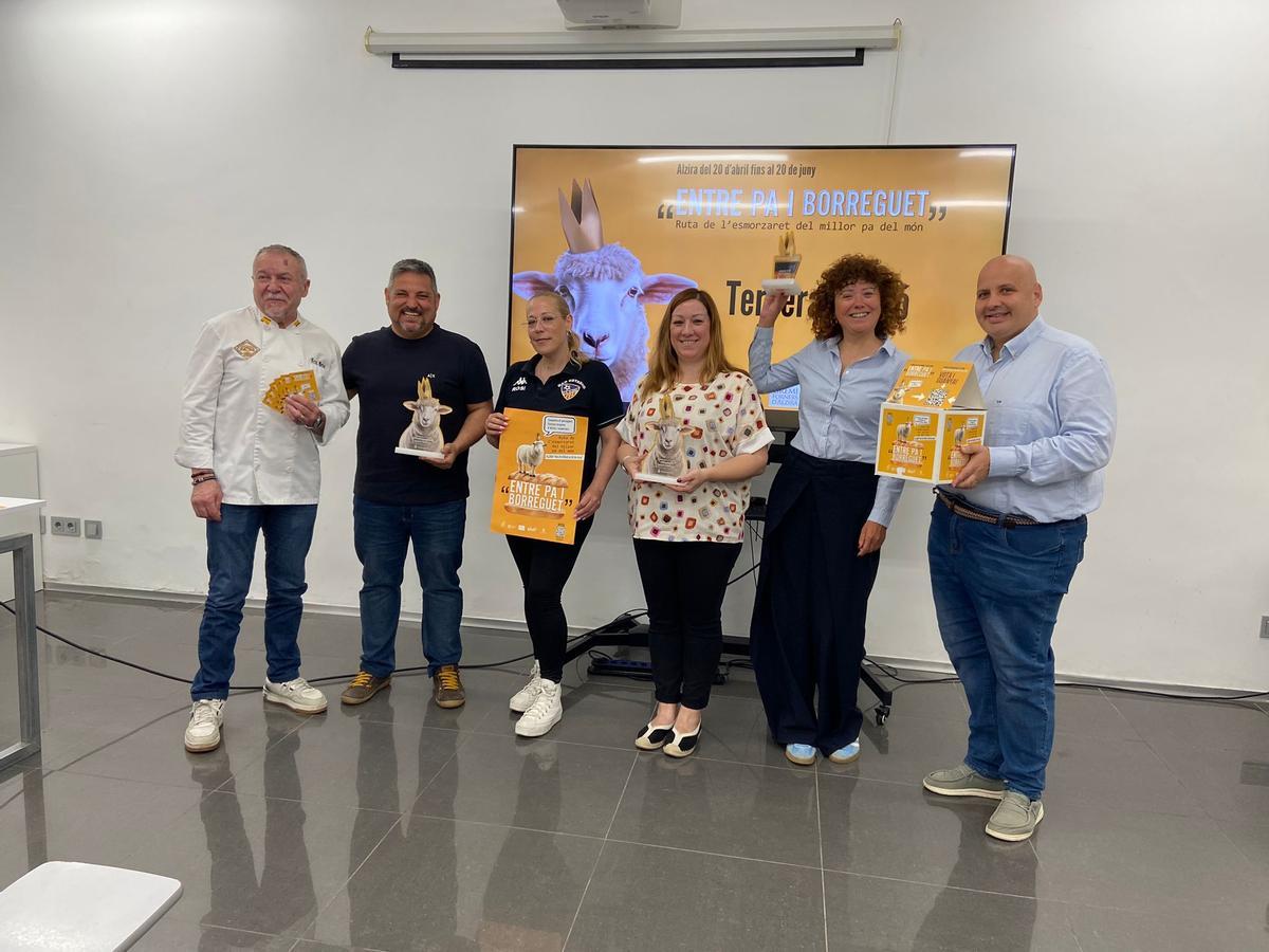 Imagen de la presentación de la nueva edición de la ruta "Entre pà i borreguet".