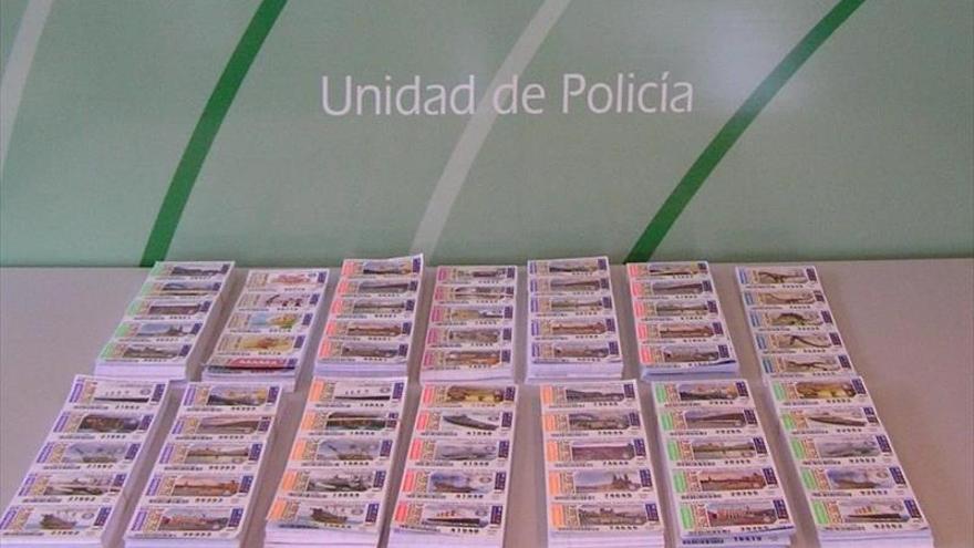 Los boletos de loterías ilegales incautados se multiplican por 12