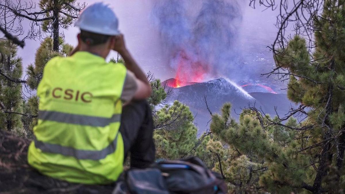 Les entranyes del volcà de La Palma s’esfondren