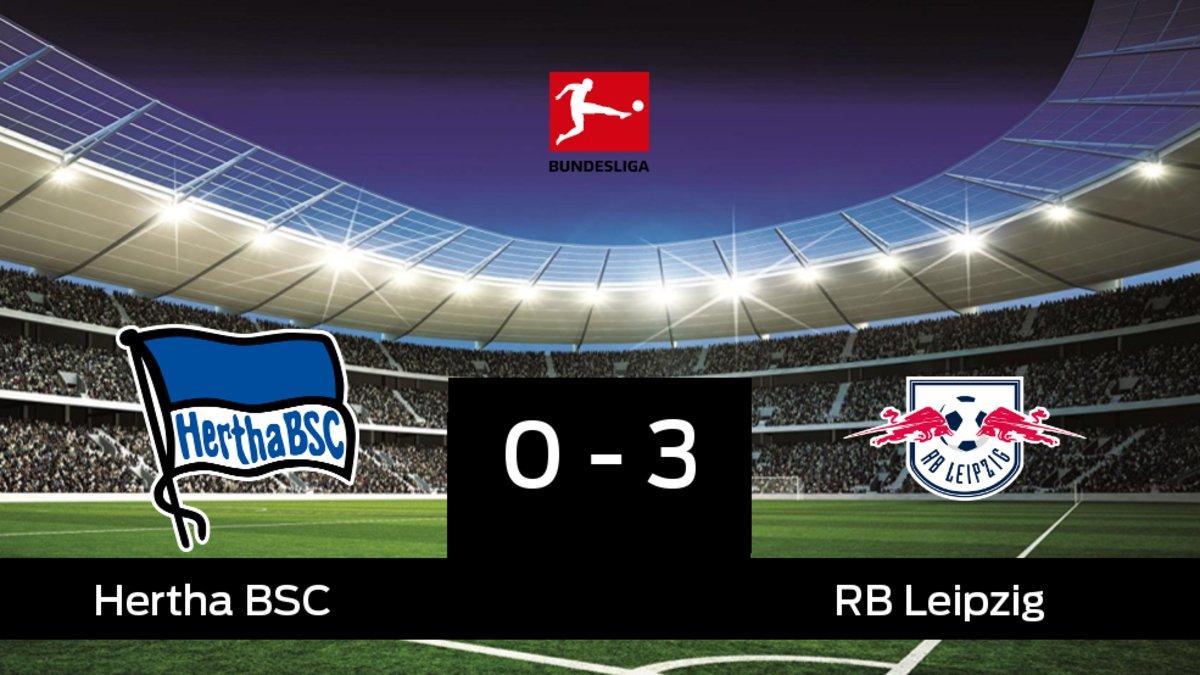 El RB Leipzig doblegó al Hertha BSC por 0-3