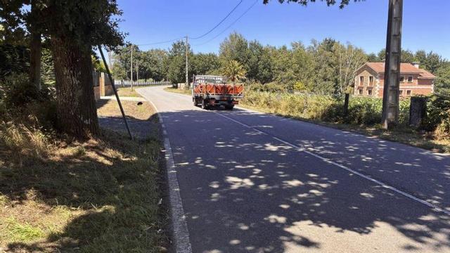 La carretera provincial EP-6001 será objeto de la actuación. | BERNABÉ