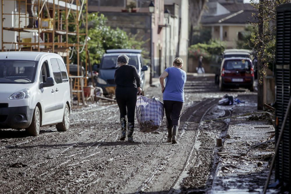 Así fue el segundo día tras las inundaciones en Sant Llorenç