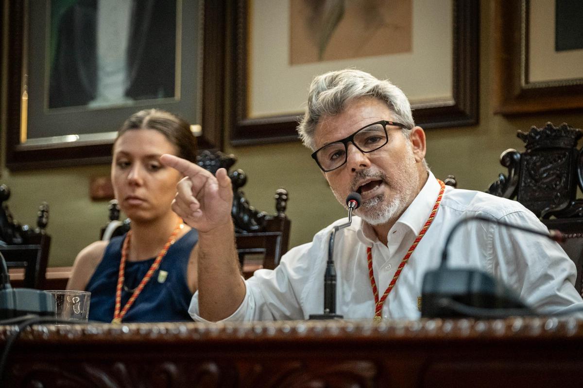 David Hernández, primer teniente de alcalde de Puerto de la Cruz y concejal de Asamblea Ciudadana Portuense.