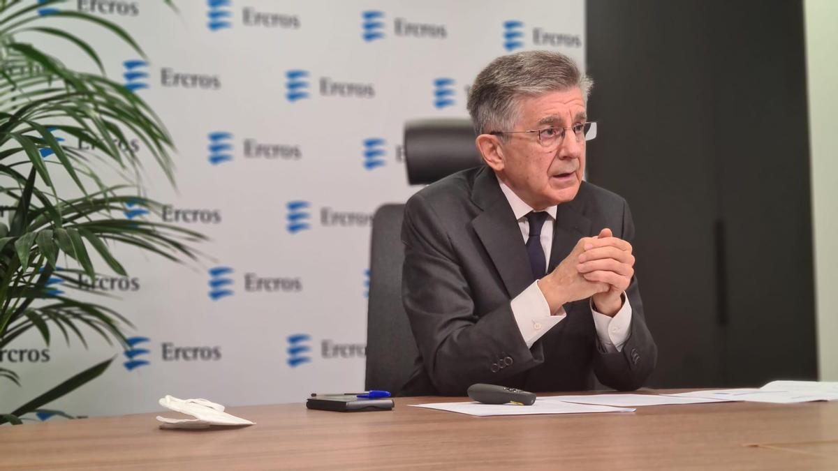 Antonio Zabalza, presidente de Ercros.