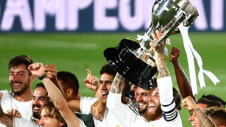El Real Madrid se proclamó campeón de LaLiga la temporada pasada