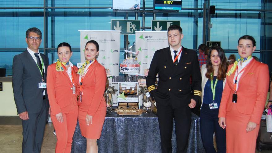 El aeropuerto Alicante-Elche estrena nueva ruta con Kiev
