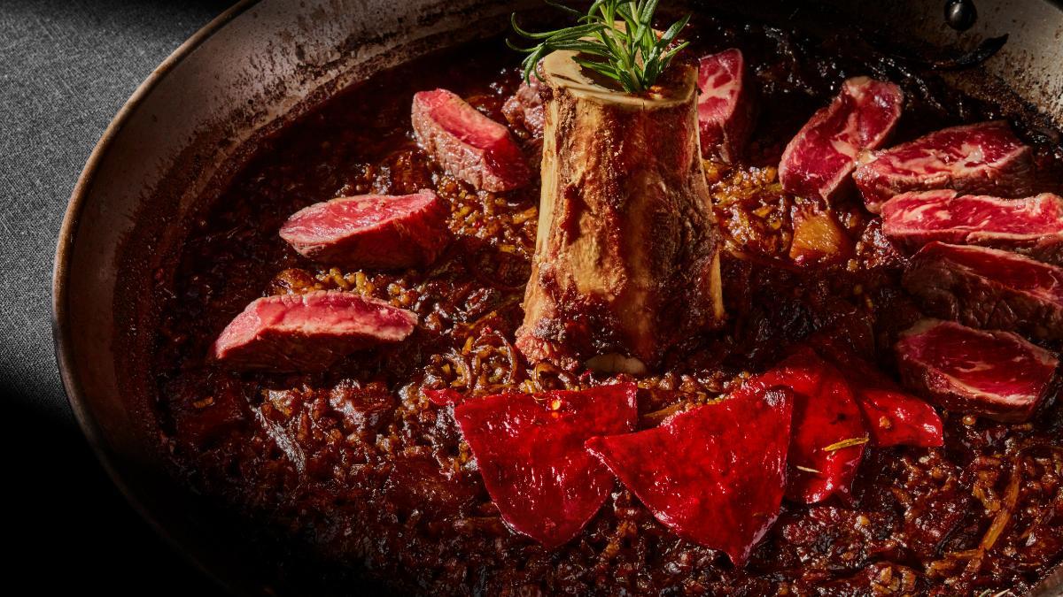 Uno de los arroces de la carta de Árdia, protagonista de la cocina de producto del restaurante.