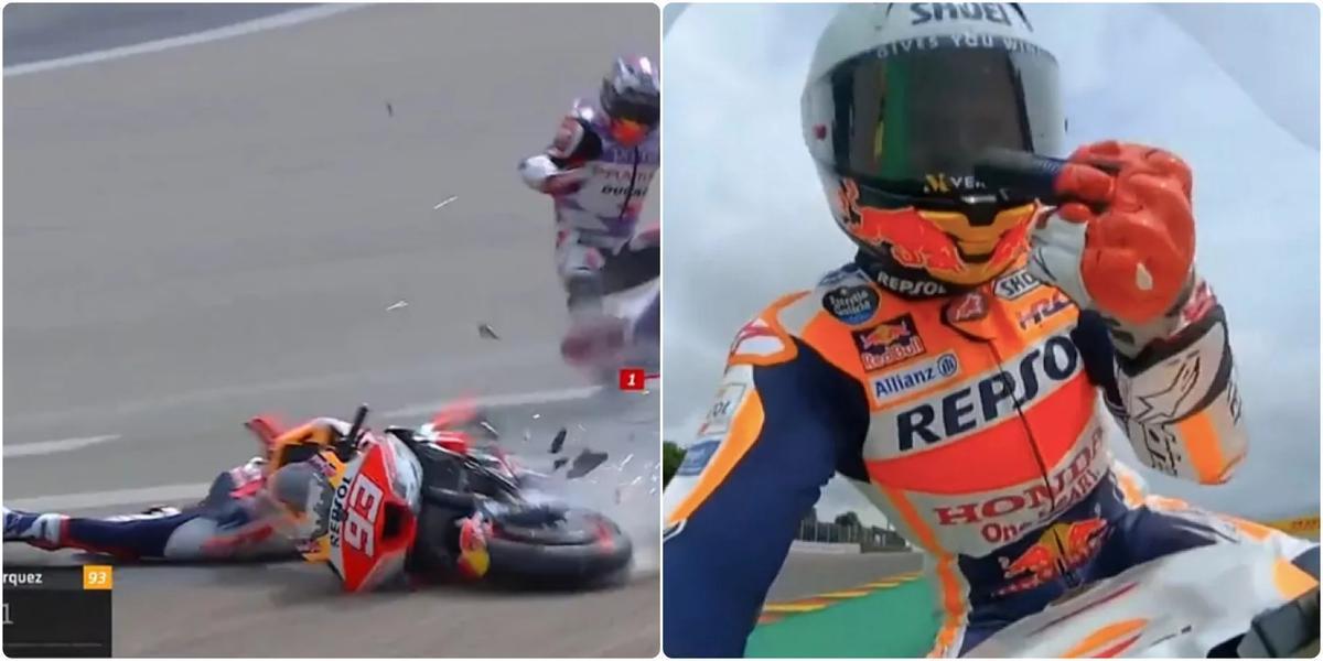 Marc Márquez ha tenido muchos problemas en los segundos libres