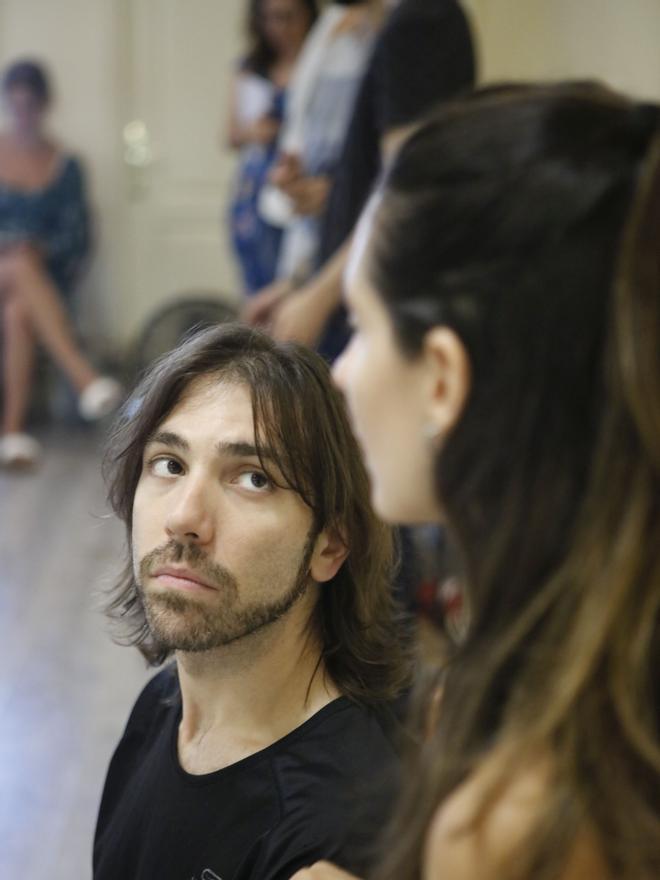 Jonathan Rodríguez hat zehn Jahre gebraucht, um das Musical aufführen zu können. Hier in einer Szene als Jesus mit Nahimé Fernández als Maria Magdalena. Foto: Nele Bendgens