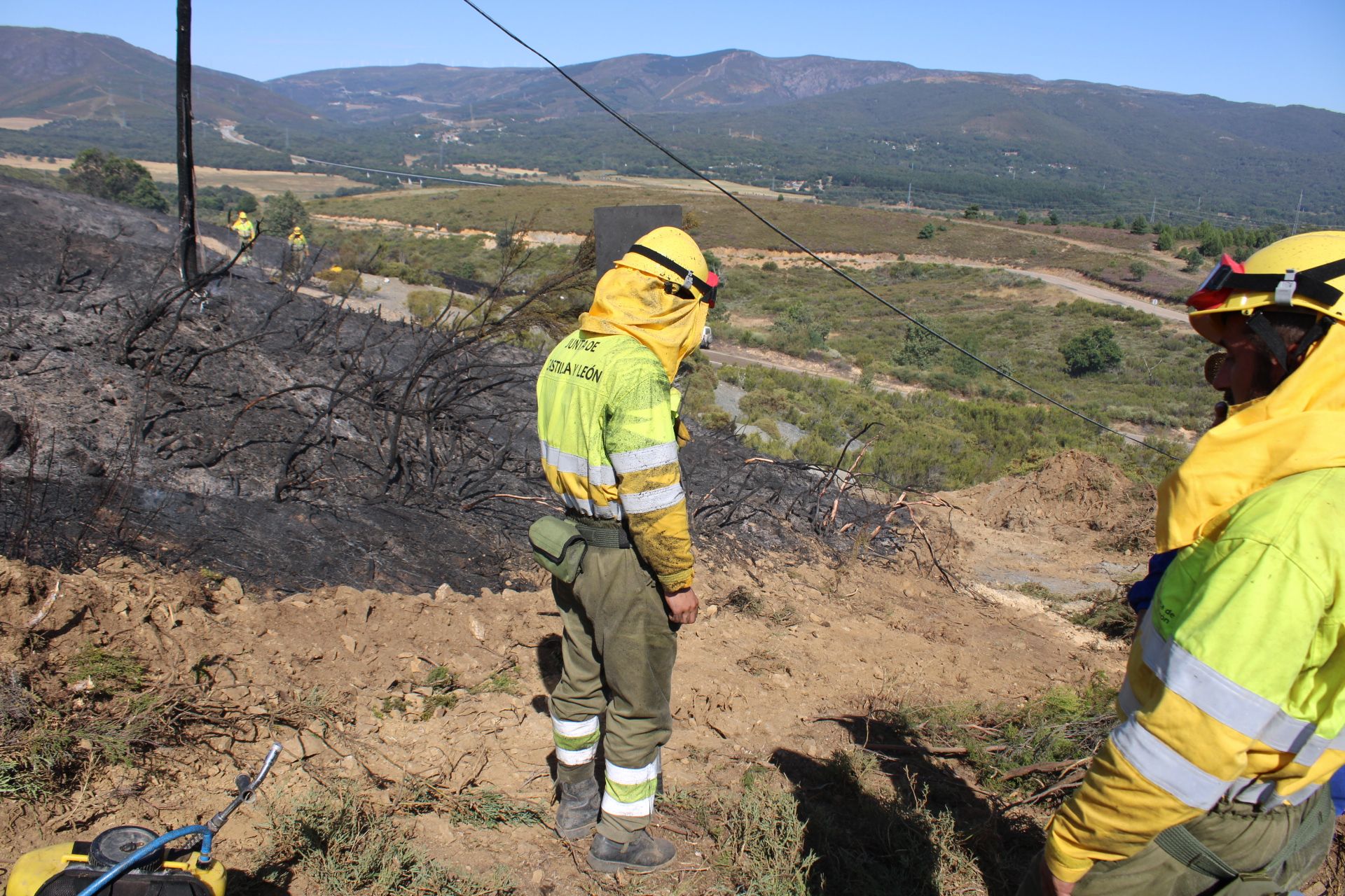 Incendio en Pedralba.