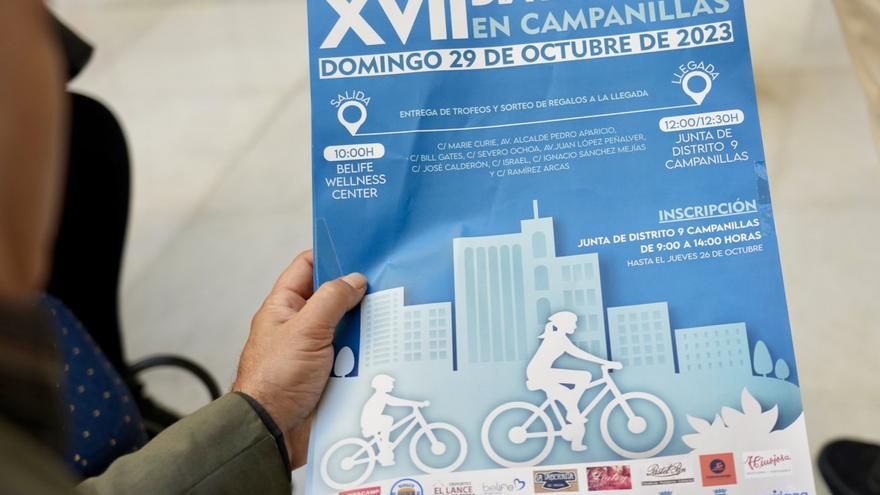 El Día del Pedal de Campanillas alcanza su XVII edición este domingo