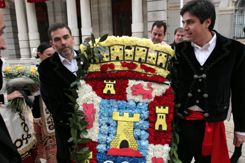 Ofrenda floral a la Virgen de la Caridad de Cartagena