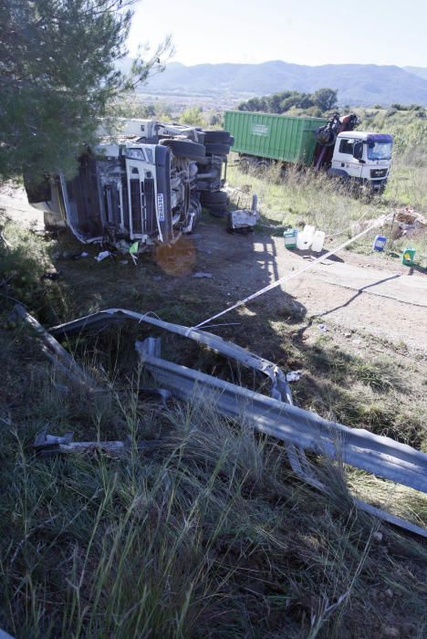 Accident camió càrnic