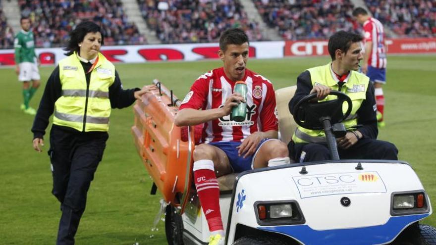 Rubén Alcaraz va lesionar-se el passat dissabte contra l&#039;Osca.