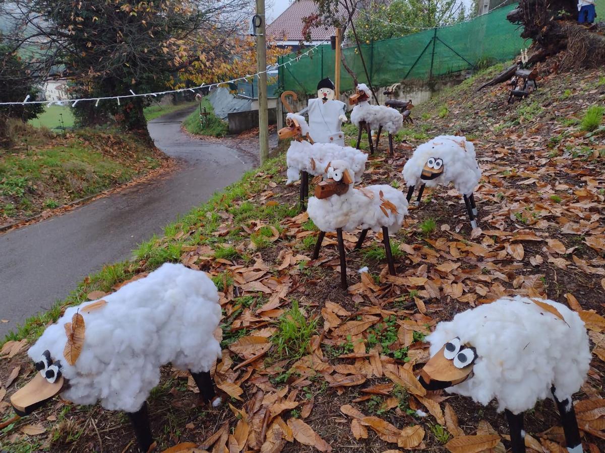 Decoración navideña en Ponte.