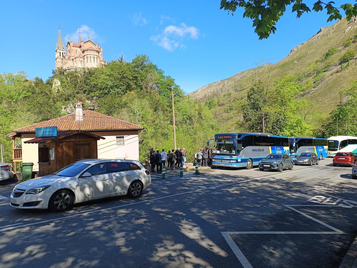 Lanzaderas en Covadonga.