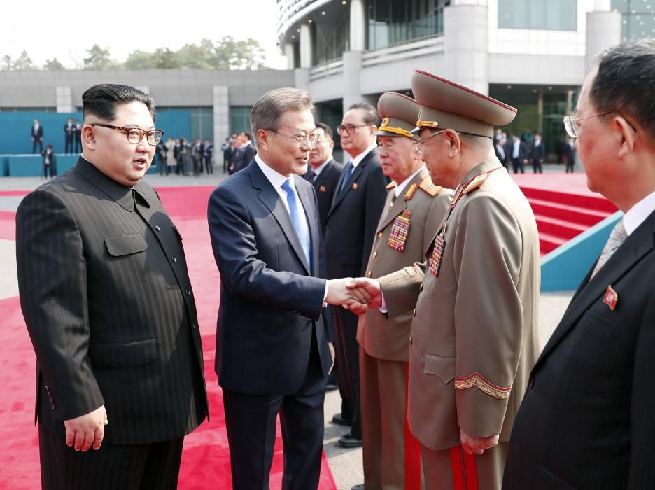 Encuentro entre Kim Jong-un y Moon Jae-in