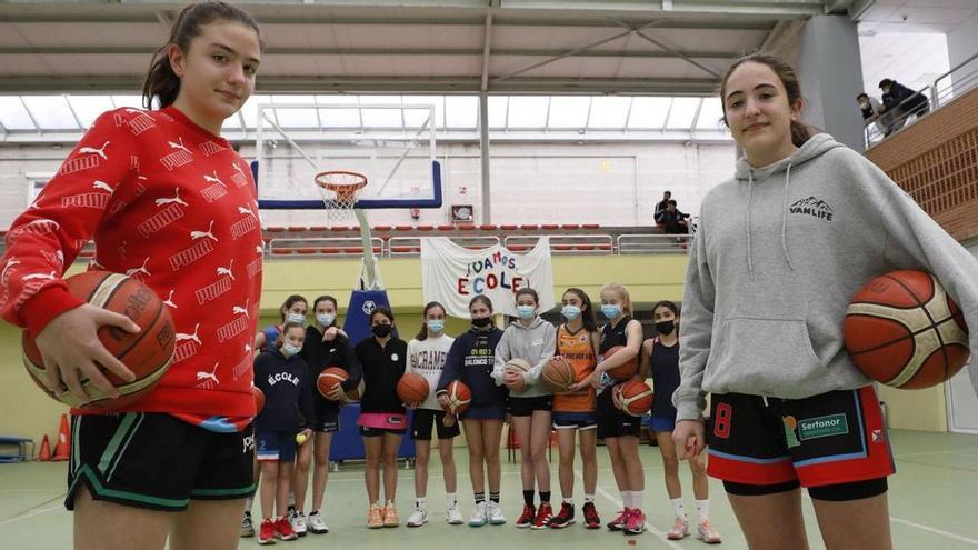Una historia de baloncesto asturiano: Carlota y Ceci, seleccionadas con pasión