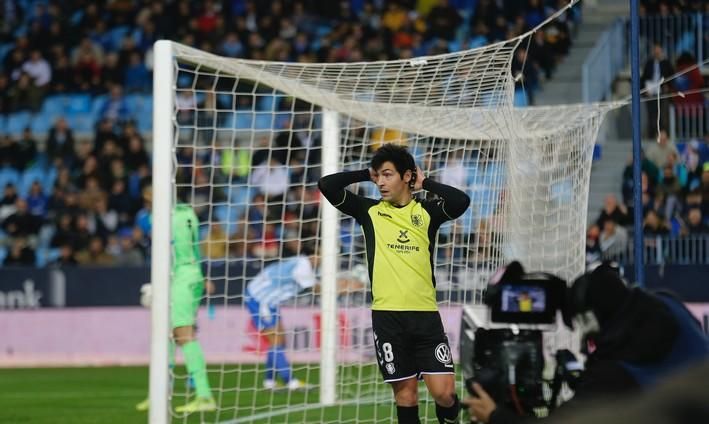 El CD Tenerife no pudo ganar a un sólido Málaga CF en casa