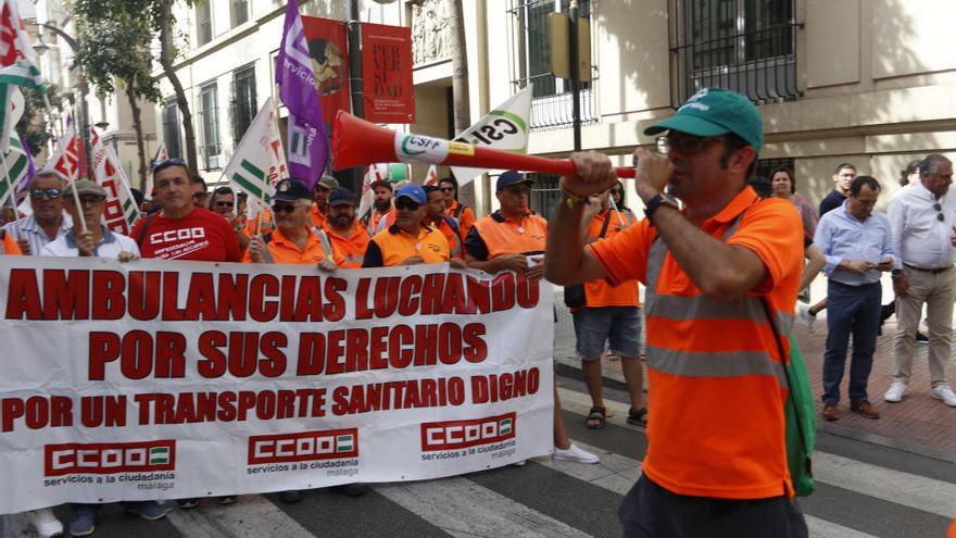 Manifestación de los trabajadores.
