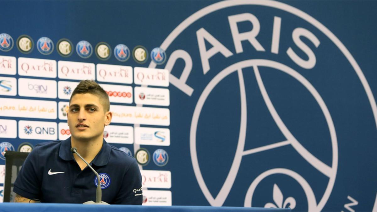 El centrocampista del PSG Marco Verratti es uno de los principales objetivos del Barça