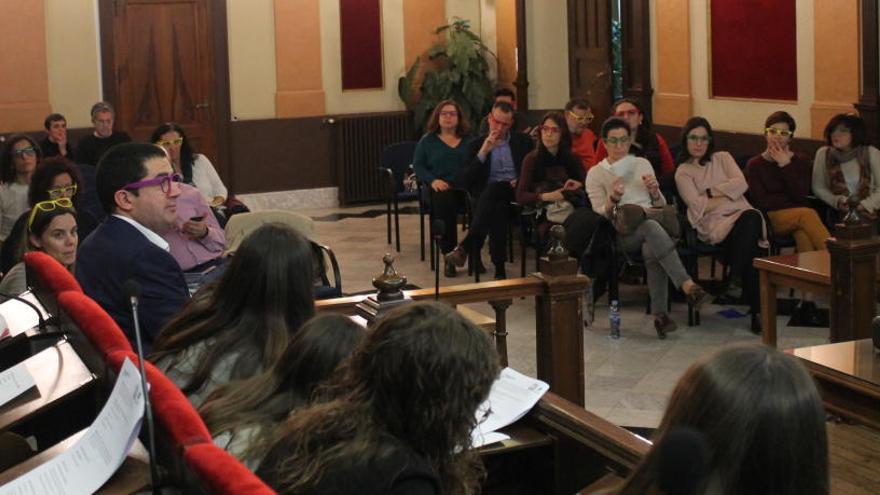 Imagen del pleno celebrado en el Ayuntamiento