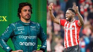 Fernando Alonso e Iñaki Williams