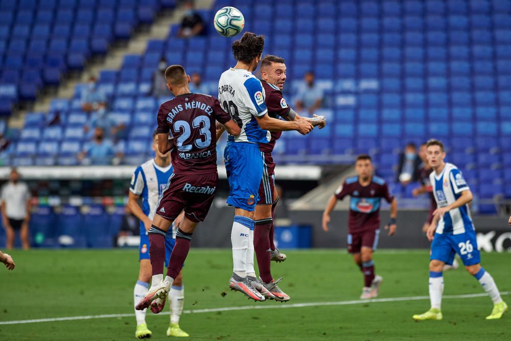 Las mejores imágenes del partido entre Espanyol y Celta de Vigo