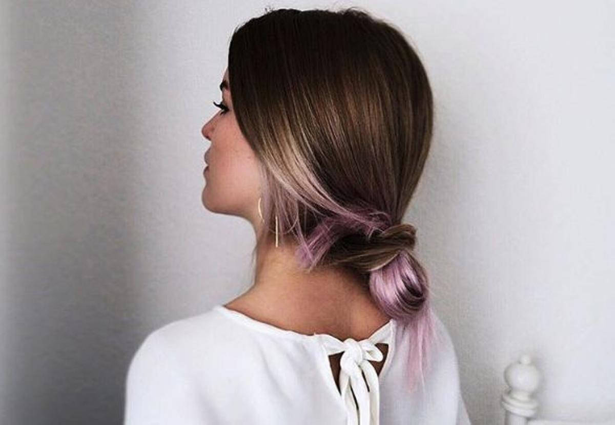 El pelo de color de Eliza de @white_aesthetic