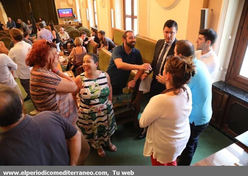 Primer pleno de la legislatura en el Ayuntamiento de Castelló