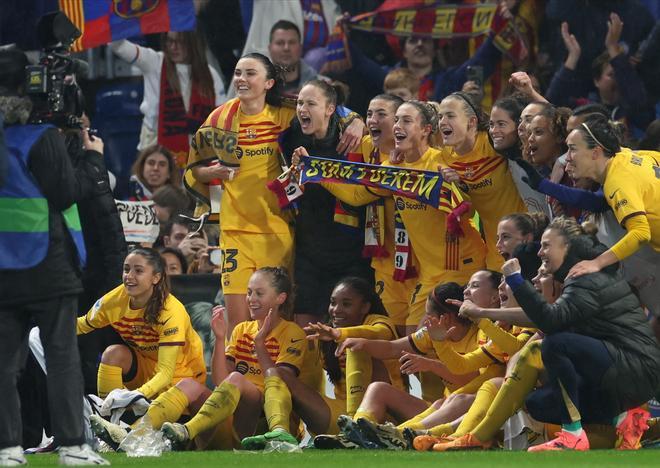 Chelsea - FC Barcelona, la vuelta de las semifinales de la Champions League Femenina, en imágenes.