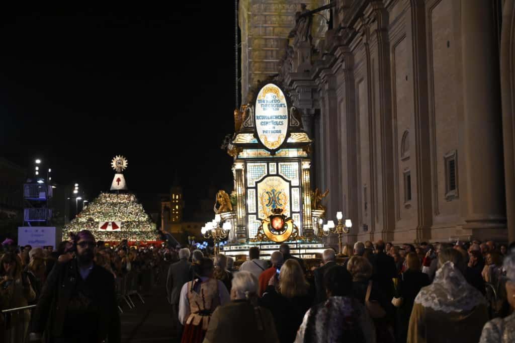 El Rosario de Cristal, uno de los momentos más emocionantes de las Fiestas del Pilar