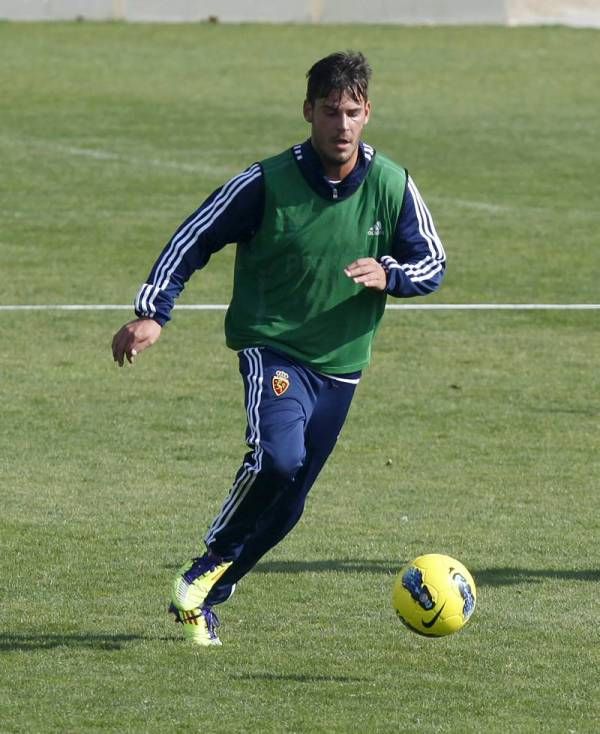 Entrenamiento del lunes del Real Zaragoza