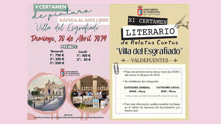 Valdefuentes convoca el V Certamen de Pintura Rápida al Aire Libre y XI Certamen Literario de Relatos Cortos ‘Villa del Esgrafiado’