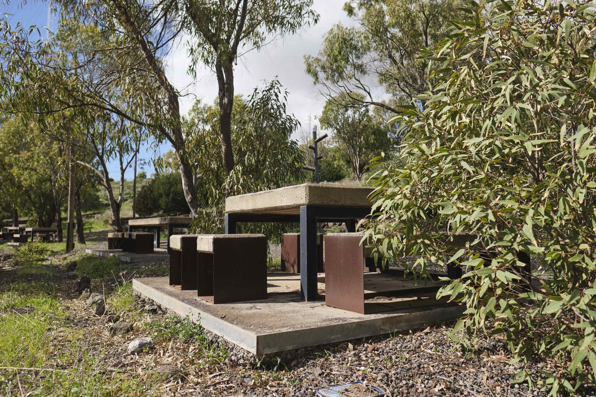 Visita Parque Mesas, inicio obra de la zona de las chuletadas.