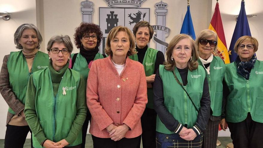 Apoyo a la lucha contra el cáncer en Mieres | LNE