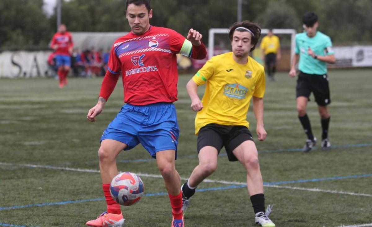 Un partido de esta temporada del Domaio.