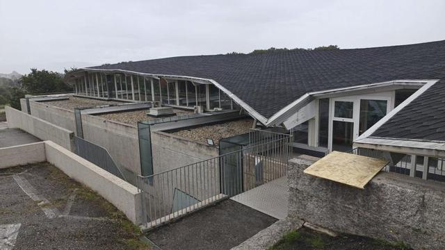 Instalaciones de la piscina municipal A Balea, de Cangas.