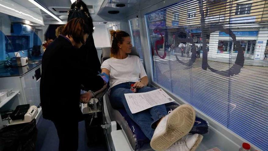 La unidad móvil logra 22 donantes de sangre en la colecta especial