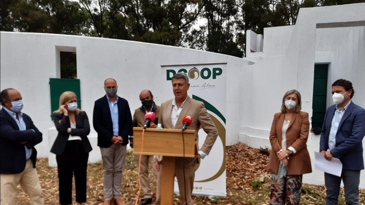 La inauguración de la planta de Dcoop, con la intervención de Rafael Sánchez de Puerta