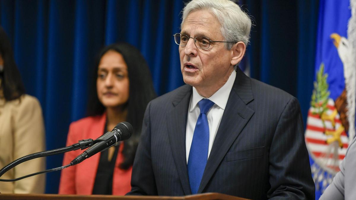 El fiscal general de EEUU, Merrick Garland.