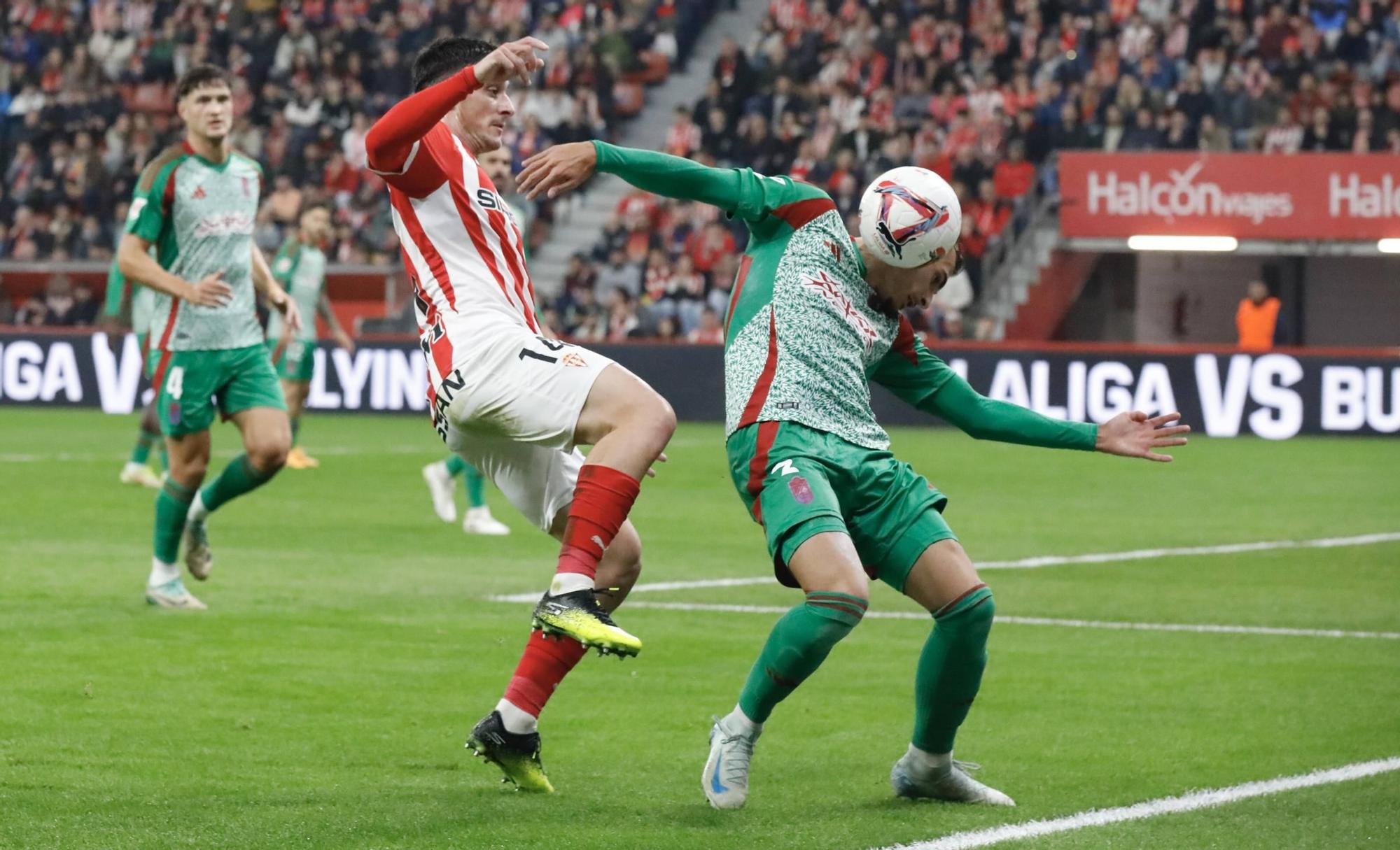 Así fue el partido Sporting-Granada, en imágenes