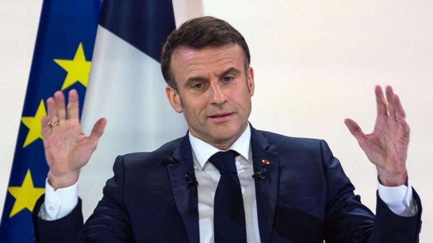 Macron no descarta l&#039;enviament de tropes occidentals a Ucraïna: &quot;Res s&#039;ha d&#039;excloure per evitar la victòria russa&quot;