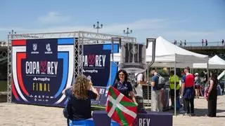 La previa de la final de la Copa del Rey, en directo: los aficionados toman Sevilla