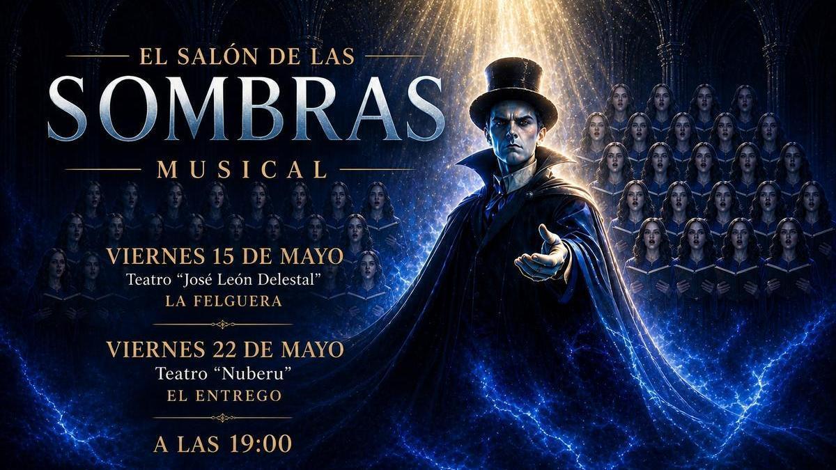 El cartel del musical del Conservatorio del Nalón.